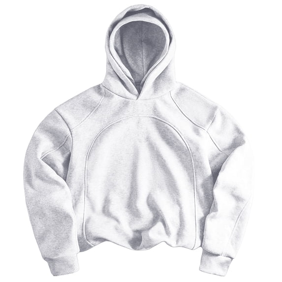 hoksml Men's Raglan'seam Cropped Pullover Hoodie for Fall Winter Daily Casual Work Outdoor Comfort