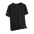thumbnail image 1 of hoksml Men's Summer Quick-drying Athletic Running T-Shirts Fashionable Breathable Sports Casual Thin Short Sleeve Round-Neck Tops 2025 on Clearance, 1 of 4