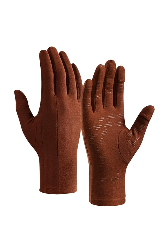 Men's Winter Gloves Touchscreen Texting Compatible Thermal Insulated for Outdoor Driving and Daily Use Solid Color