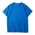 thumbnail image 1 of hoksml Mens Loose Fit 100% Cotton Basic Solid Color Crew Neck T Shirts Short Sleeve Soft and Comfortable Casual Tees for Daily Wear Multiple Colors, 1 of 3