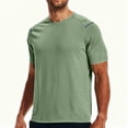 thumbnail image 1 of hoksml Mens Quick Dry Crew Neck Athletic T Shirts Raglan Sleeve Moisture Wicking Breathable Tees for Gym and Daily Wear, 1 of 6