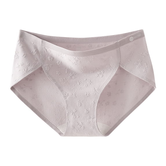 hoksml Mid Rise Cotton Panties for Women - Seamless Breathable Butt Lifting Underwear, Fashion Soft Briefs