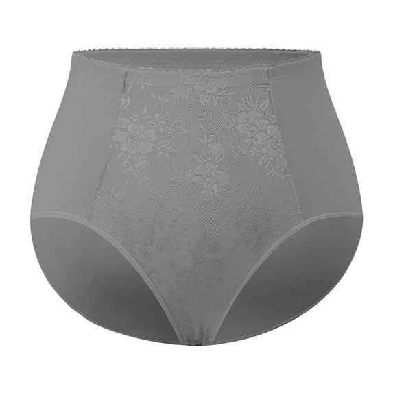 hoksml Panties for Women, Plus Size Lace Splice Underwear Solid Color High Waist Tummy Control Lingerie Briefs 2025 on Clearance