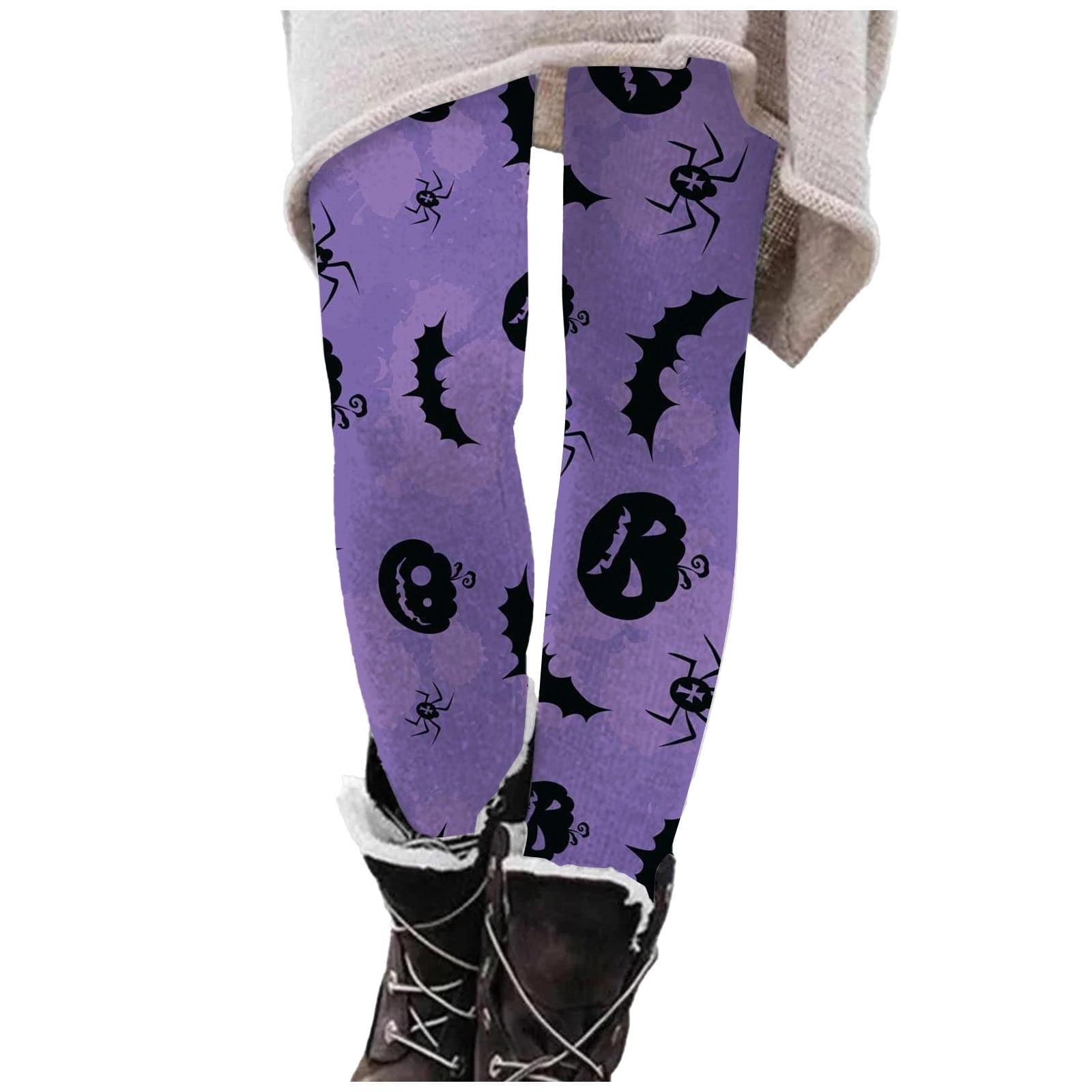 hoksml Plus Size Halloween Leggings for Women, Fashion Casual Halloween