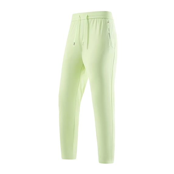 hoksml Plus Size Men's Athletic Pants Big Tall Solid Color Training Joggers with Secure Zipper Pockets Elastic Drawstring Waist S-5XL