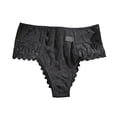 thumbnail image 1 of hoksml Plus Size Women's Lace Underwear High Waist Breathable Thin Triangle Panties Comfortable Full Coverage, 1 of 4