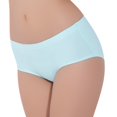 thumbnail image 1 of hoksml Seamless Low Rise Panties for Women - Soft Comfortable No Show Underwear, Everyday Invisible Briefs, 1 of 2