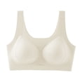 thumbnail image 1 of hoksml Seamless Square Neck Bra for Women Wireless Comfort Bralette with Underbust Cutout, 1 of 6