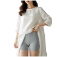 thumbnail image 1 of hoksml Seamless Yoga Shorts for Women - Workout Safety Shorts Anti-Chafing, No Roll Edge, Tummy Control Biker Shorts as Invisible Underwear for Leggings, 1 of 8