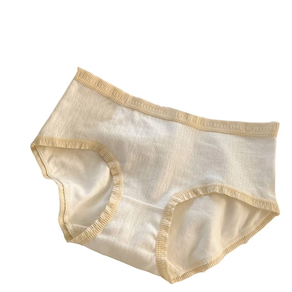 hoksml Sexy Ladies Panties for Women Mid Waisted Seamless Cotton Briefs Underwear Breathable Period Comfor Leakproof Panties Clearance