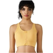 HOKSML Sports Bras For Women Zip Front Sports Bra Wireless Post- Bra Active Yoga Sports Bras Clearance