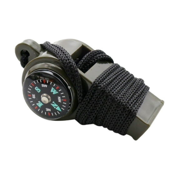 hoksml Sports & Outdoors Whistle Clearance, 3 in 1 Outdoor Whistle Can Be Compass and Thermometer, Game Referee Whistle ,Whistle for Coaches,4PC