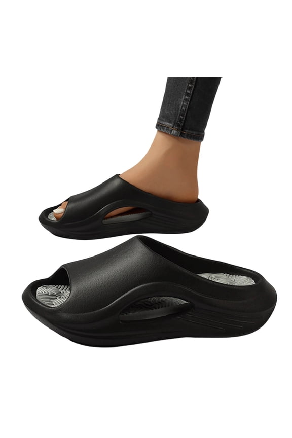 Unisex Cloud Slides, Non Slip Pillow Slippers for Indoor and Outdoor Summer Use