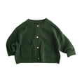 thumbnail image 1 of hoksml Unisex Kids Spring Knit Cardigan Boys Girls Lightweight Open Front Sweater Soft Breathable Long Sleeve Cover Up Casual Layering Piece for Toddler, 1 of 3