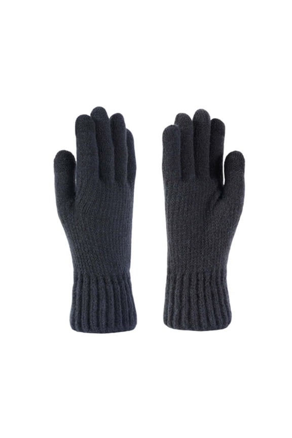 Unisex Thermal Fleece-Lined Knit Gloves Super Warm Thick Winter Gloves for Men Women, Cold Weather