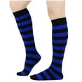 thumbnail image 1 of hoksml Winter Warm Striped Calf Knee Socks for Women Men Universal Socks Mid-calf Cotton Compression Socks, 1 of 3