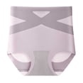 thumbnail image 1 of hoksml Women High Waist Panties X Cross Mesh Shaping Briefs Invisible Tummy Control Underwear for Daily Inner Wear, 1 of 5