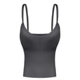 thumbnail image 1 of hoksml Women's Comfort Cami Bra Solid Color Seamless Push-Up Bandeau with Back Detail Versatile Layering Everyday Wear, 1 of 3