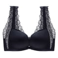 thumbnail image 1 of hoksml Women's Full Coverage Lace Racerback Front Closure Bra, Push Up Supportive Everyday Bra, 1 of 6