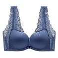 thumbnail image 1 of hoksml Women's Full Coverage Lace Racerback Front Closure Bra, Push Up Supportive Everyday Bra, 1 of 7