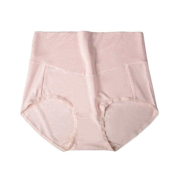 hoksml Women's High Waist Cotton Underwear - 100% Cotton Soft Full Coverage Panties for Everyday Comfort