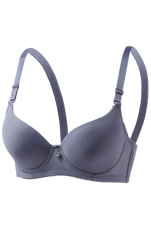 Women's Lightly Lined Underwire Bra, Everyday Comfort T-Shirt Bra, Wire Support, Soft Cup, Smooth Under Clothing