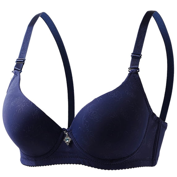 hoksml Women's Lightly Lined Underwire Bra, Everyday Comfort T-Shirt Bra, Wire Support, Soft Cup, Smooth Under Clothing