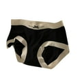 thumbnail image 1 of hoksml Women's Modal Cotton Ribbed Underwear - Seamless Mid Rise Naked Feel Panties with Breathable Comfort, 1 of 3