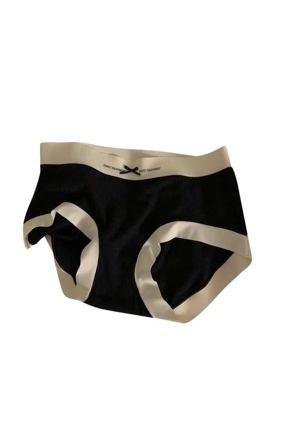 Women's Modal Cotton Ribbed Underwear - Seamless Mid Rise Naked Feel Panties with Breathable Comfort