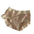thumbnail image 1 of hoksml Women's Modal Cotton Ribbed Underwear - Seamless Mid Rise Naked Feel Panties with Breathable Comfort, 1 of 3