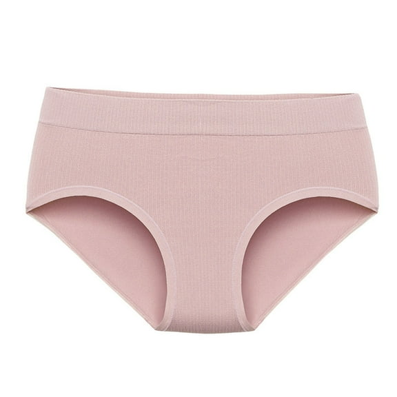 hoksml Women's Plus Size Leakproof Cotton Panties High Waist Incontinence Period Protection Bikini Briefs Full Coverage Design