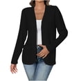 thumbnail image 1 of hoksml Women's Plus Size Lightweight Knit Cardigan Open Front Lace Long Sleeve Cover-Up Top with Pockets S-5XL, 1 of 7