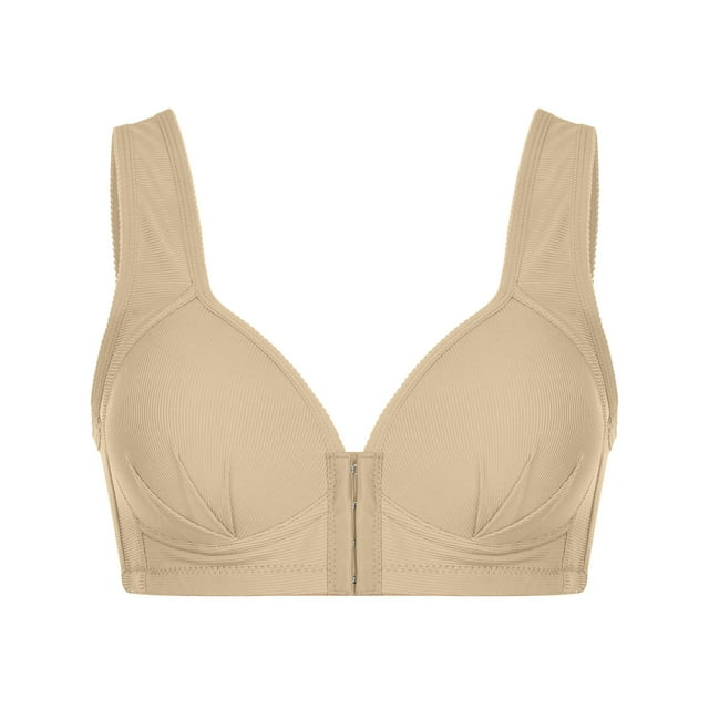 hoksml Women's Push Up Wireless Bra Padded T Shirt Bras No Underwire