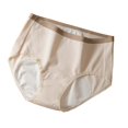 thumbnail image 1 of hoksml Women's Solid Color 100% Cotton Underwear Soft Comfortable High Waist Everyday Panties, 1 of 3
