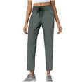 thumbnail image 1 of hoksml Women's Summer Running Pants Solid Color All Straight Leg Fitness Sports Casual Trousers 2025 Clearance, 1 of 5