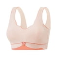 thumbnail image 1 of hoksml Women's T-Shirt Bra Push up Wirefree Seamless Sports Bra Comfortable Breathable Bra, Summer Saveings Clearance, 1 of 4