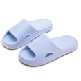 thumbnail image 1 of hoksml Women's Textured Slide Slippers, Open Toe Slip On Indoor Shower Casual Home Sandals, 1 of 5