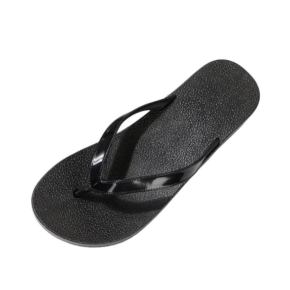 hoksml Women's Wedge Thong Sandals, Easy-On Summer Beach Footwear Lightweight Pool Shoes