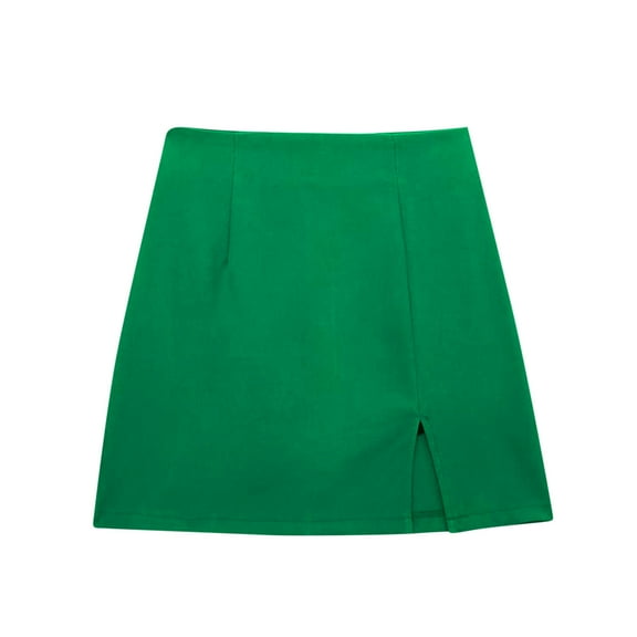 hoksml Workout Skirt,Women's New Fashion Style Long Sleeve Solid Color Double Breasted Suit Short Skirt