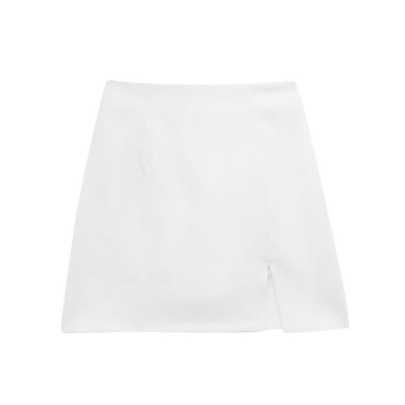 hoksml Workout Skirt,Women's New Fashion Style Long Sleeve Solid Color Double Breasted Suit Short Skirt