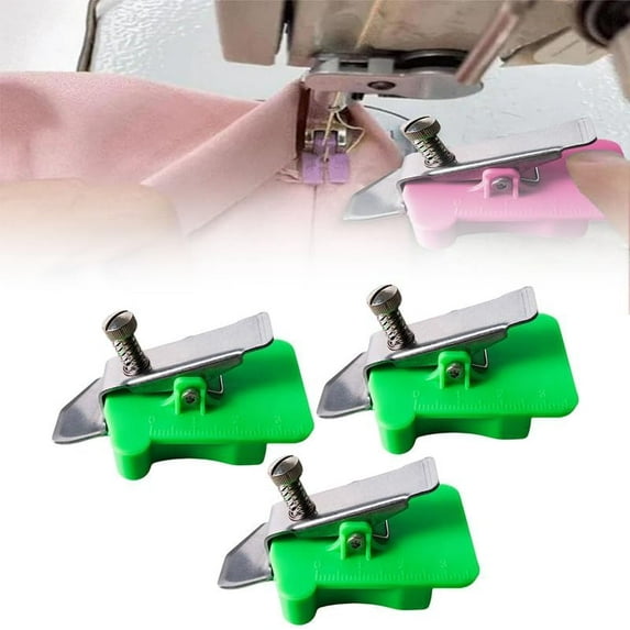 Here home Magnetic Seam Guide for Sewing Machine, 2024 Multifunctional Steam Guide Hammer with Scale, Polygonal Siam Guide for Walking Foot Sewing Machine, Sewing Supplies Accessories