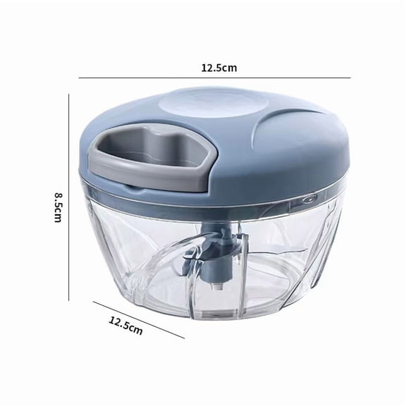 Unbranded 500ml Food Choppers, Black