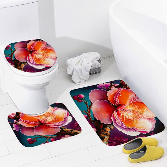home bathroom floor mats Modern Nordic style Bath Foot mat modern bathroom accessories rug Toilet mat Bathtub anti-slip carpet
