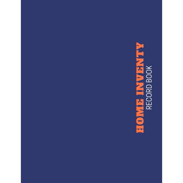home inventory record book Record Household Property, List Items & Contents for Insurance