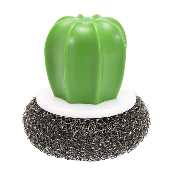 home kitchen cleaning brush cactus dishwashing brush cleaning brush nano cleaning ball with handle dish scrub small kitchen brushes for cleaning soap dispensers