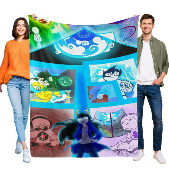 homestuck Throw Blanket Gifts for Fans Lover Girls Boys Women Present Hoodie Him Bed 60"x80"