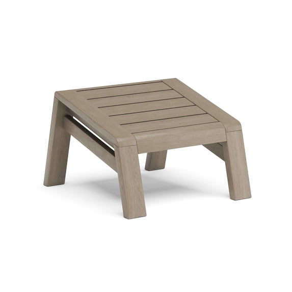 homestyles Sustain Brown Wood Outdoor Ottoman - 21" x 24" x 15"