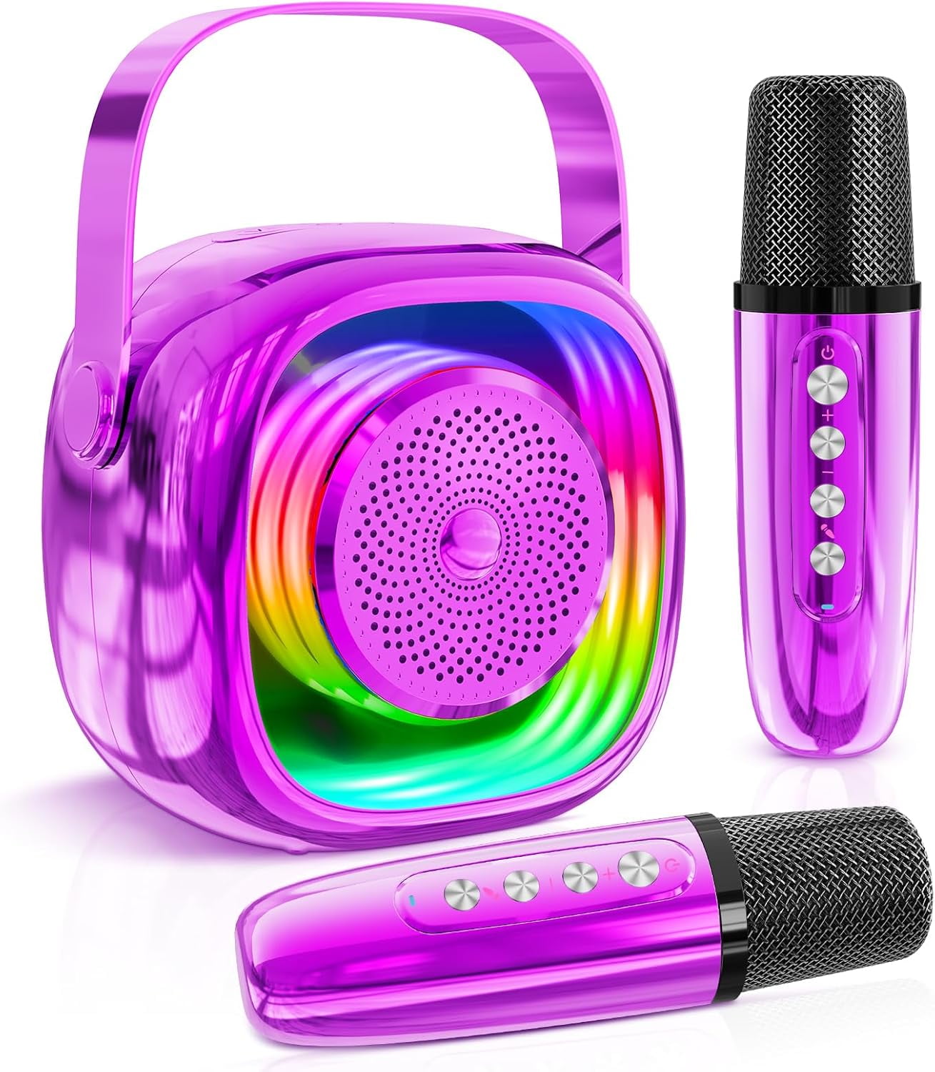 Children's Karaoke Kids Karaoke Machine With Wireless Microphone ...