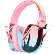 homicozy Noise Cancelling Headphones for Kids,Teens Ages 3-16,Cool Cyberpunk Ear Hearing Protection,SNR 25dBSound Proof Safety Earmuffs for Concerts,Monster Trucks,Sensitive Ears(Pink)