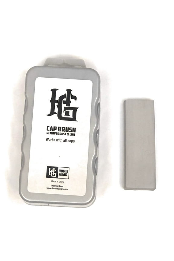 Hat Cap Brush & Eraser | Ideal for All Hat Types | Removes Dirt, Lint, Dust & Tough Stains | Cap & Hat Cleaner Combination Kit of Brush & Eraser | White